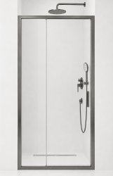 Душевая дверь Cezares MOLVENO MOLVENO-BF-3-120-C-GM-IV 120x195 раздвижная, профиль сталь