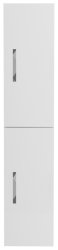 Шкаф-пенал BelBagno AURORA-1600-2A-SC-BO-P-R 33x160, белый матовый