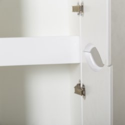 Шкаф-пенал BelBagno ACQUA-1600-2A-SC-BL-P 32x160, белый глянцевый