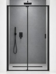 Душевая дверь Cezares URBAN URBAN-B-12-120-C-NERO 120x195 распашная, профиль черный матовый