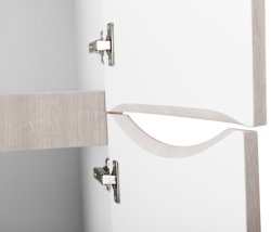 Шкаф-пенал BelBagno FLY-MARINO-1500-2A-SC-RG-P-R 40x150, дуб серый