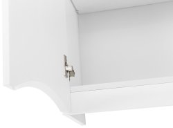 Шкаф BelBagno FLY-MARINO-750-1A-SC-BL-P-L 40x75, белый глянцевый