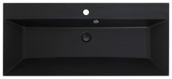 Раковина из искусственного камня BelBagno BB800/450-LV-ART-AST-NERO
