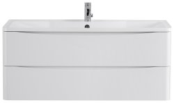 Тумба под раковину BelBagno Acqua ACQUA-1200-2C-SO-BL 120x45 подвесная, Белый глянцевый (Bianco Lucido)