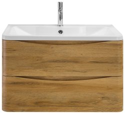 Тумба под раковину BelBagno Acqua ACQUA-1000-2C-SO-RR 100x45 подвесная, Дуб фактурный (Rovere Rustico)