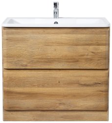 Тумба под раковину BelBagno Albano ALBANO-1000-2C-PIA-RR 100x45 напольная, Дуб фактурный (Rovere Rustico)