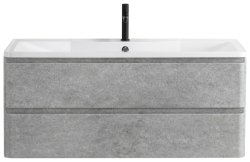 Тумба под раковину BelBagno Albano ALBANO-1200-2C-SO-CVG 120x45 подвесная, Венецианская штукатурка (Cemento Verona Grigio)