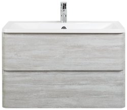 Тумба под раковину BelBagno Albano ALBANO-800-2C-SO-RVB 80x45 подвесная, Дуб винтаж белый (Rovere Vintage Bianco)