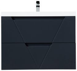 Тумба под раковину BelBagno Vittoria VITTORIA-800-2C-SO-GO-P 80x45 подвесная, Серый матовый (Grigio Opaco)