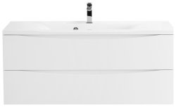 Тумба под раковину BelBagno Marino MARINO-1100-2C-SO-BL-P 110x45 подвесная, Белый глянцевый (Bianco Lucido)