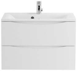 Тумба под раковину BelBagno Marino MARINO-750-2C-SO-BO-P 75x45 подвесная, Белый матовый (Bianco Opaco)