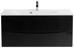 Тумба под раковину BelBagno Marino MARINO-1200-2C-SO-NL-P 120x45 подвесная, Черный глянцевый (Nero Lucido)