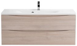 Тумба под раковину BelBagno Marino MARINO-1100-2C-SO-RG-P 110x45 подвесная, Дуб серый (Rovere Grigio)