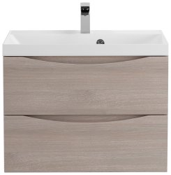 Тумба под раковину BelBagno Marino MARINO-600-2C-SO-RG-P 60x45 подвесная, Дуб серый (Rovere Grigio)