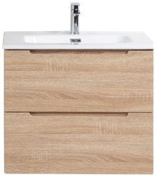 Тумба под раковину BelBagno Etna ETNA-600-2C-SO-WO-P 60x45,5 подвесная, Белый дуб (Rovere Bianco)