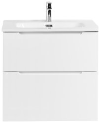 Тумба под раковину BelBagno Etna H60 ETNA-H60-600-2C-SO-BL-P 60x45 подвесная, белый глянцевый