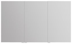 Зеркальный шкаф с подсветкой BelBagno SPC-3A-DL-BL-1200 120x70, сатин