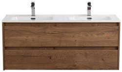 Тумба под раковину BelBagno Kraft KRAFT-1200-2C-SO-2-RT 120x46 подвесная, дуб табачный