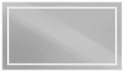Зеркало с подсветкой BelBagno KRAFT SPC-KRAFT-1400-800-SENS-AL 140x80, сатин