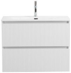 Тумба под раковину BelBagno Uno-Mini UNO-MINI-800-2C-SO-BO 80x39,5 подвесная, белый матовый