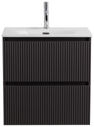 Тумба под раковину BelBagno Uno-Mini UNO-MINI-600-2C-SO-GSO 60x39,5 подвесная, темно-серый матовый