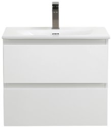 Тумба под раковину BelBagno Kraft KRAFT-600-2C-SO-BO 60x45,5 подвесная, белый матовый