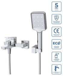 Смеситель для ванны BelBagno ARDENTE ARDENTE-VASM-CRM, хром