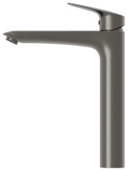 Смеситель для раковины BelBagno Due DUE-LMC-GM-W0 высокий, оружейная сталь