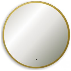 Зеркало с подсветкой Abber Mond AG6204SCGL-1.0 100x100, золото
