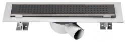 Душевой лоток Vincea OPTIMA SAY.601.70.B.M.S.PITI 70 см, черный матовый / хром