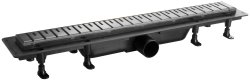 Душевой лоток PLASTBRNO SZH855M 61 см, графит
