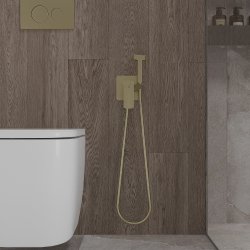 Гигиенический душ OLIVEEKA D OL-829003-BG со смесителем, золотой матовый