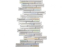 Мозаика L´Antic Colonial Mosaics Glacier Mini Strip Metallic