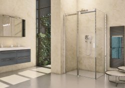 Душевой уголок Riho Baltic B203 G002004120 100x80, профиль хром