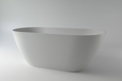 Ванна HOLBI Venus New 1.01.002.11.1 158x79 из искусственного камня, белая матовая