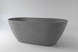 Ванна HOLBI Venus New 2.01.002.44.4 158x79 из искусственного камня, бетон