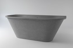 Ванна HOLBI Galatea 2.01.003.44.4 169x77 из искусственного камня, бетон