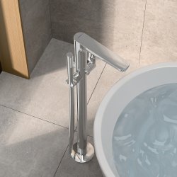 Напольный смеситель для ванны VitrA Root Round A42741EXP, хром
