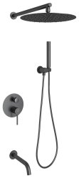 Душевая система OLIVEEKA Y OL-88939017-BGM встраиваемая, матовый оружейный металл