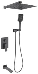 Душевая система OLIVEEKA D OL-88939003-BGM встраиваемая, матовый оружейный металл