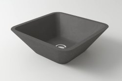 Раковина HOLBI SATURN 42x42, бетон