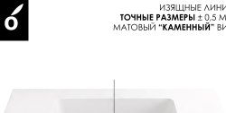 Раковина Oliveeka Urban 100x50, белая
