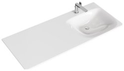 Тумба с раковиной Aqwella Терра TER01051DB+FOR.11.04.D-L 115x50 подвесная, дуб балтийский