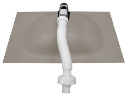 Раковина Oliveeka M115G80 80x46, темно-серая