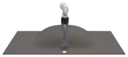 Раковина Oliveeka M115B100 100x46, темно-коричневая