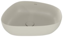 Накладная раковина VitrA Outline Recycled 57x45, бежевая матовая