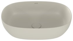 Накладная раковина VitrA Outline Recycled 60x41, бежевая матовая