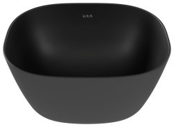 Накладная раковина VitrA Plural 45x38, черная матовая