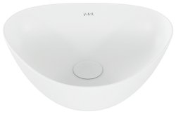 Накладная раковина VitrA Plural 47x40, белая матовая