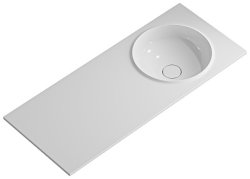 Тумба с раковиной Aqwella Интегра INT01062NMD 120x50 напольная, морская дюна